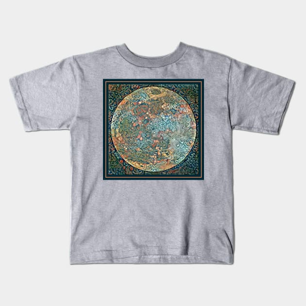 Moon Garden Kids T-Shirt by JeanGregoryEvans1